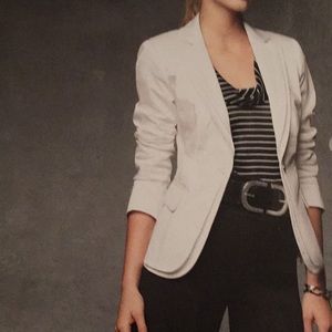 Striped Cowl Neck Shell Pull Over Size XL